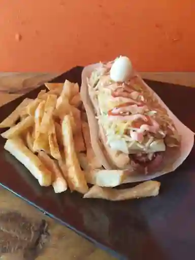 Combo Perro Caliente, Papa Francesa, Gaseosa