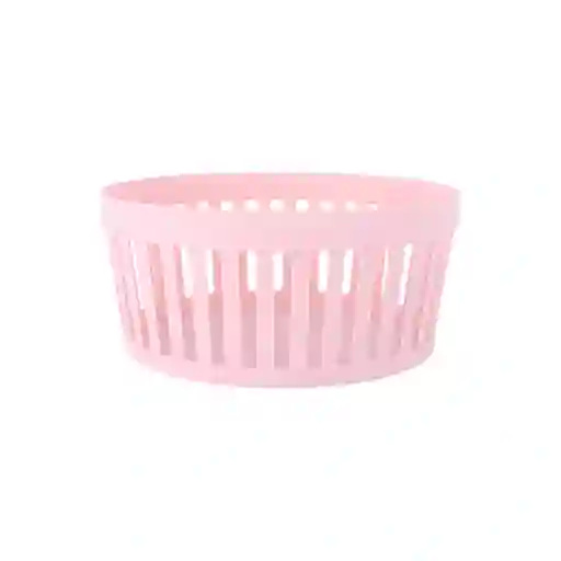 Organizador Plástico de Cesta Redonda Mori Girl Rosa Miniso