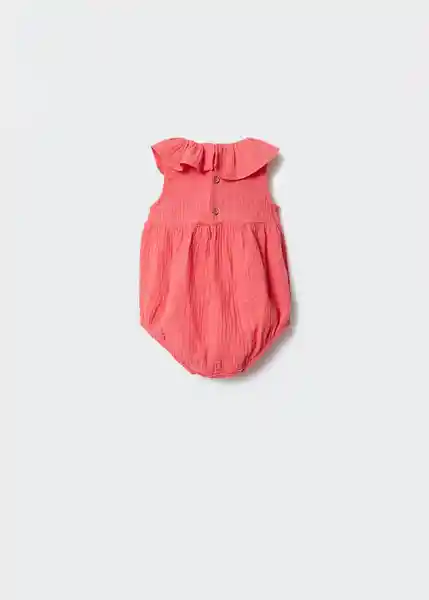 Body Pelele Coralin Coral Talla 66 Niños Mango