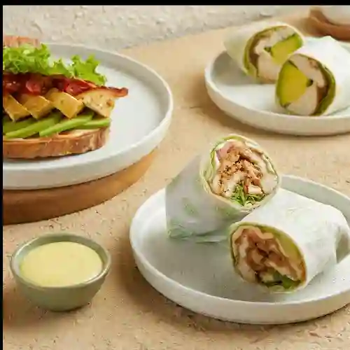 Wrap Mv Doble Proteína + Acompañamiento