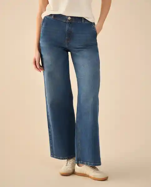 Jean Azul Rivera Medio Talla 10 671G013 Esprit