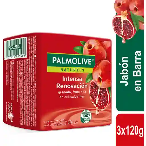 Palmolive Jabón Naturals Intensa Renovacion Barra 120 g