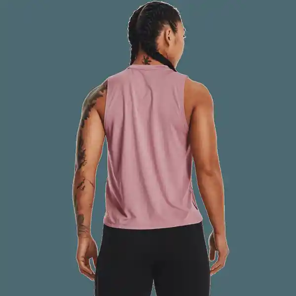 Under Armour Camiseta Rush Tank Polos Rosado T. LG 1368177-697