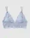 Bralette Aerie Azul Talla MEDIUM 4114412 American Eagle
