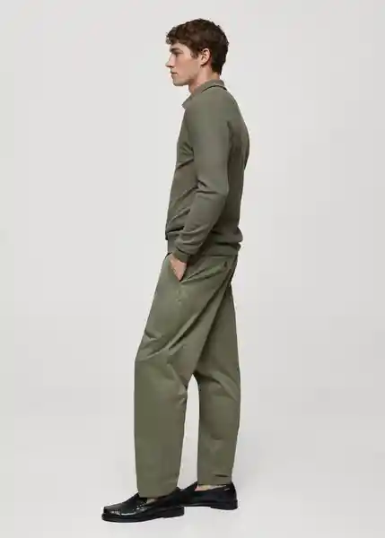 Buzo Jersey Tenp Oliva Talla L Hombre Mango