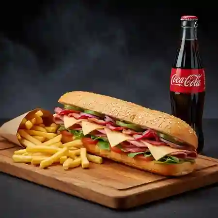 Combo Germano 21 Cm + Coca-Cola Sabor Original 400 ml