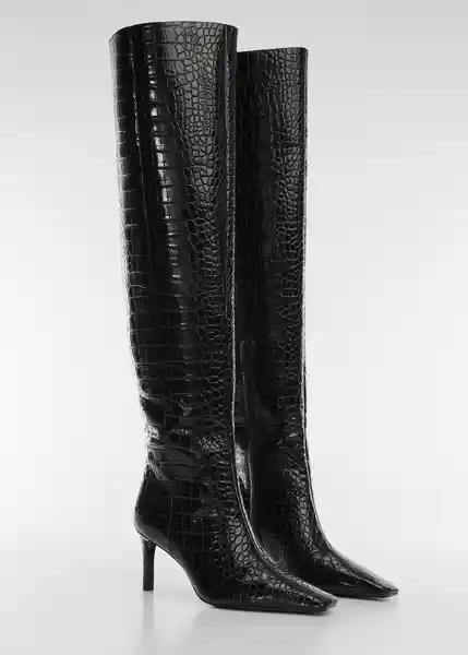 Botas Avatar Negro Talla 39 Mujer Mango