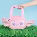Bolsa Crossbody de Peluche Con Forma Cabeza Ángel Serie Miniso