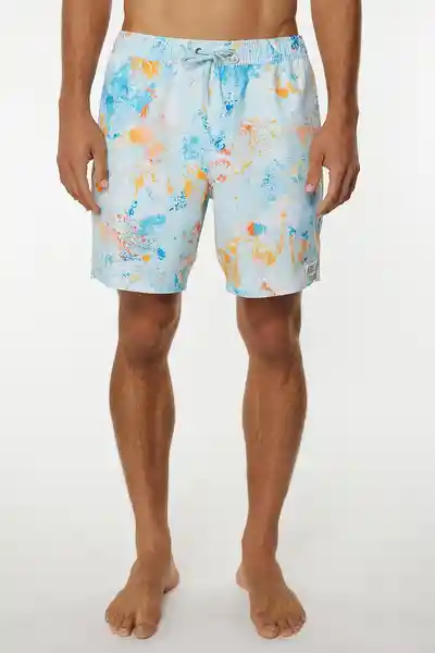 ONeill Short de Baño Spray Volley Am Azul Talla M