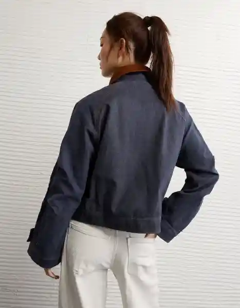 Chaqueta Mujer Azul Talla MEDIUM 3753540 American Eagle