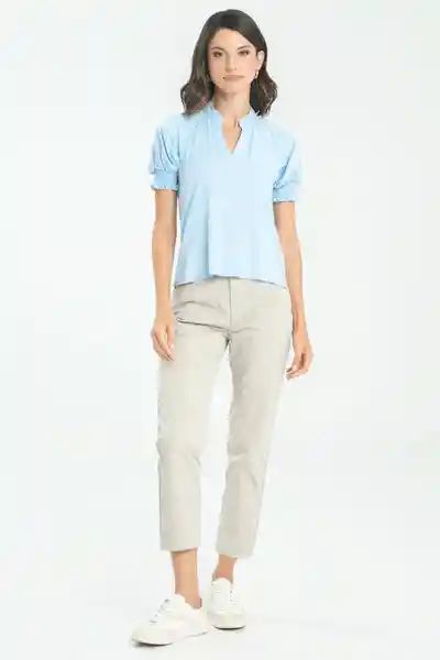 Pantalón Lhuna Color Gris Pastel Talla 8 Ragged