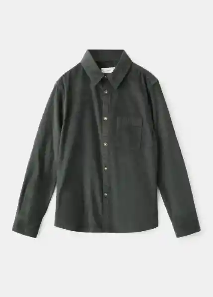 Camisa Coen Musgo Talla 09 Niños Mango