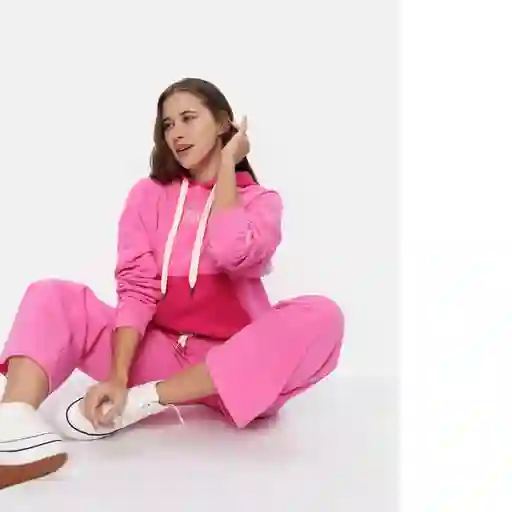 Buzo Mujer Rosa Claro Talla Small American Eagle