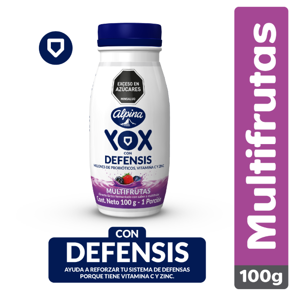Yox Bebida Láctea Multifruta 95 mL