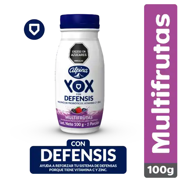 Yox Bebida Láctea Multifruta 95 mL