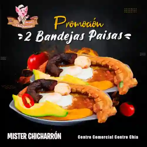 2 Bandejas Paisas