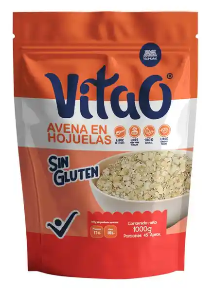 Vitamarket Avena en Hojuelas Sin Gluten