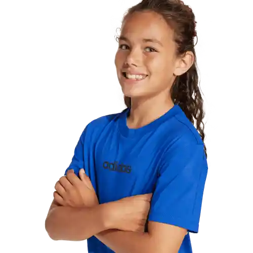 Adidas Camiseta Manga Corta Tee 160 de Niño Azul Talla S