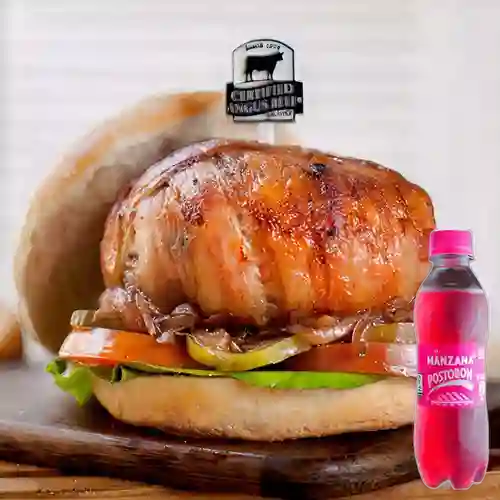 Combo Bonche Hamburguesa + Manzana