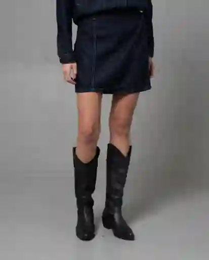 Falda Mujer Azul 6 242G001_AZU193939 Rifle