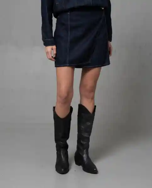 Falda Mujer Azul 6 242G001_AZU193939 Rifle