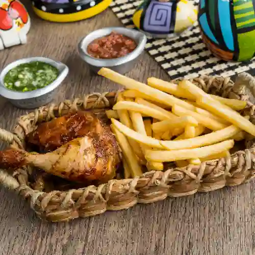 Cuarto de Pollo Rostizado Sólo Solito