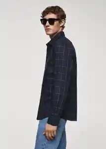 Camisa Roma Navy Talla S Hombre Mango