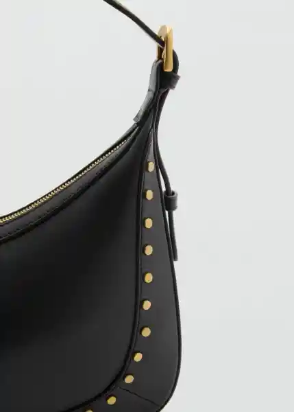 Bolso M Serrat Negro Talla 99 Mujer Mango