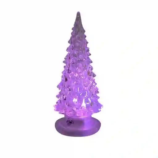 Árbol Acrílico Luz Navidad 2024 14 cm