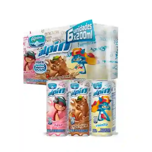 Alpina Leche Chocolatada Surtido