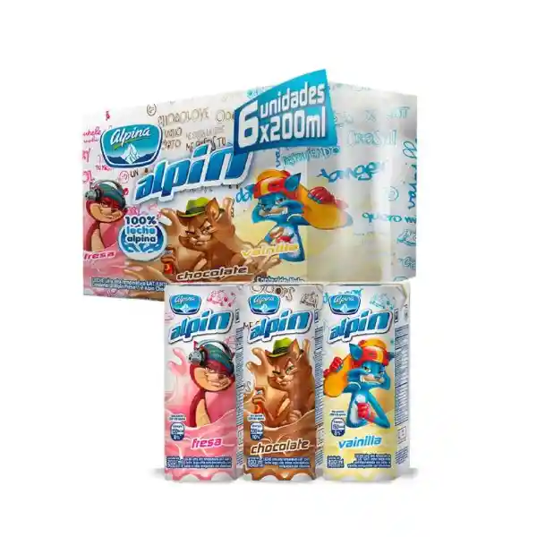 Alpina Leche Chocolatada Surtido