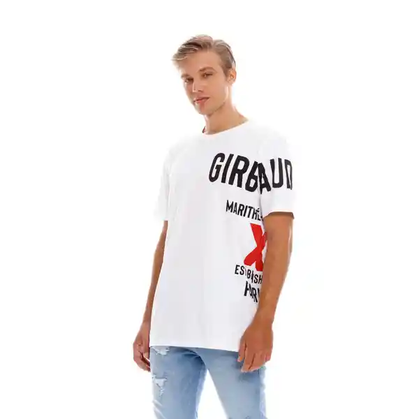 Marithé Francois Girbaud Camiseta Manga Corta Blanco Talla L