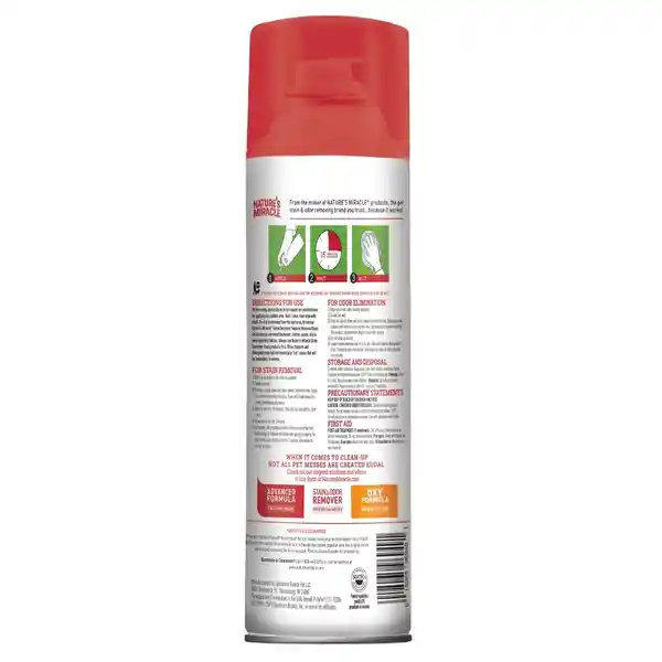 Nature Miracle Destructor de Orina de Gato Aerosol 17.5 Oz