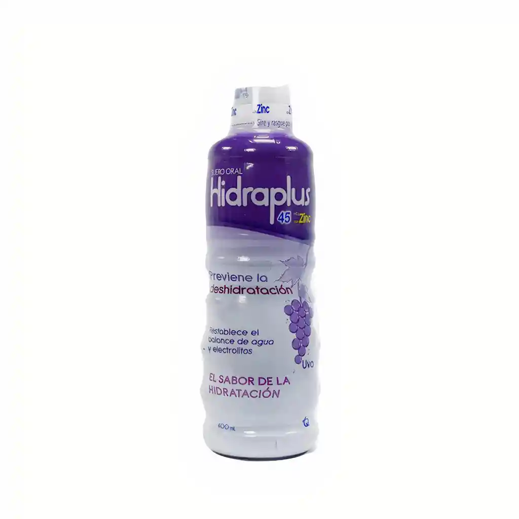 Hidraplus 45 Suero Oral Sabor a Uva