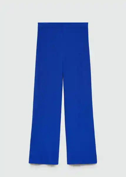 Pantalón Atisa Azul Talla S Mujer Mango