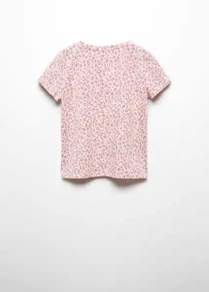 Camiseta Mango Rosa Talla 06 Niñas Mango