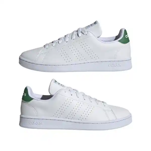 Adidas Zapatos Advantage Para Hombre Blanco Talla 9