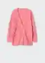 Cardigan Veruska Rosa Talla M Mujer Mango