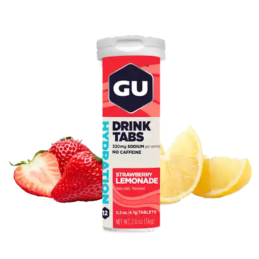 GU Hidratante Drink Tabs de Fresa