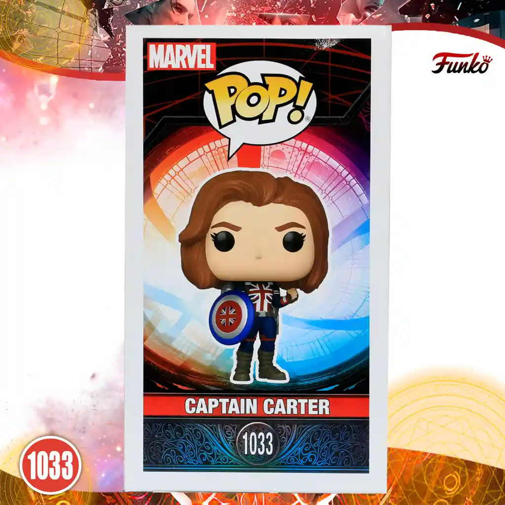 Funko Pop! Figura Colección Marvel Doctor Strange Capitán Carter