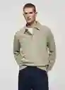 Sudadera Beach Khaki Talla L Hombre Mango