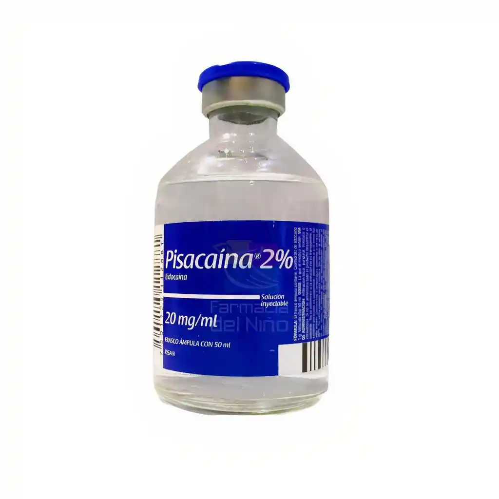 Pisacaína 50 mL (20 mg/mL)