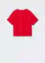 Camiseta Amiguis Rojo Talla 12 Niñas Mango