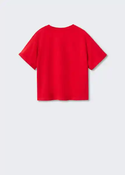 Camiseta Amiguis Rojo Talla 12 Niñas Mango