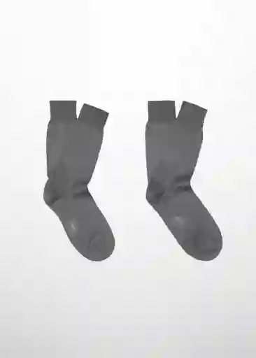 Calcetines Scot1gre Gris Talla 42 Hombre Mango