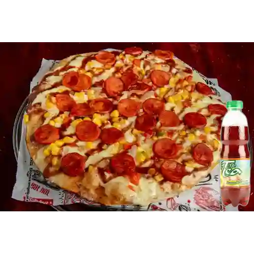 Combo Pizza Ranchera 22cm + Mr Tea Durazno 600 ml