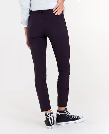 pantalon skinny paris negro puro ultra oscuro talla 6 mujer Naf-Naf