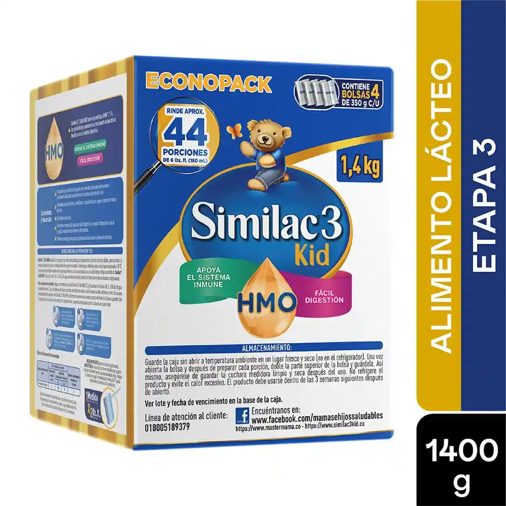 Similac Fórmula Infantil Etapa 3 Kid