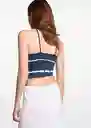 Camiseta Tinat Navy Talla 22 Niñas Mango