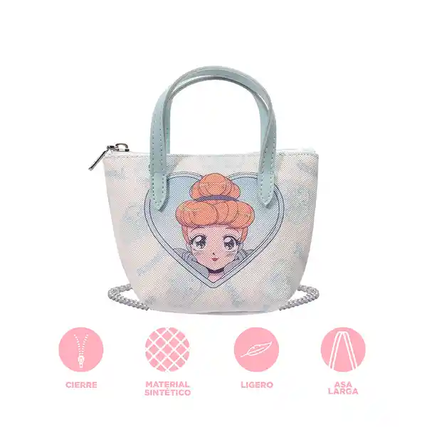 Bolso Tote Serie Disney Manga Princesas Cenicienta Miniso